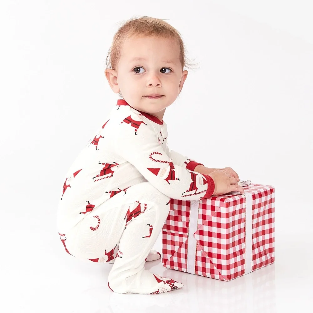 Smiley Santa Organic Cotton Pajama- PBK
